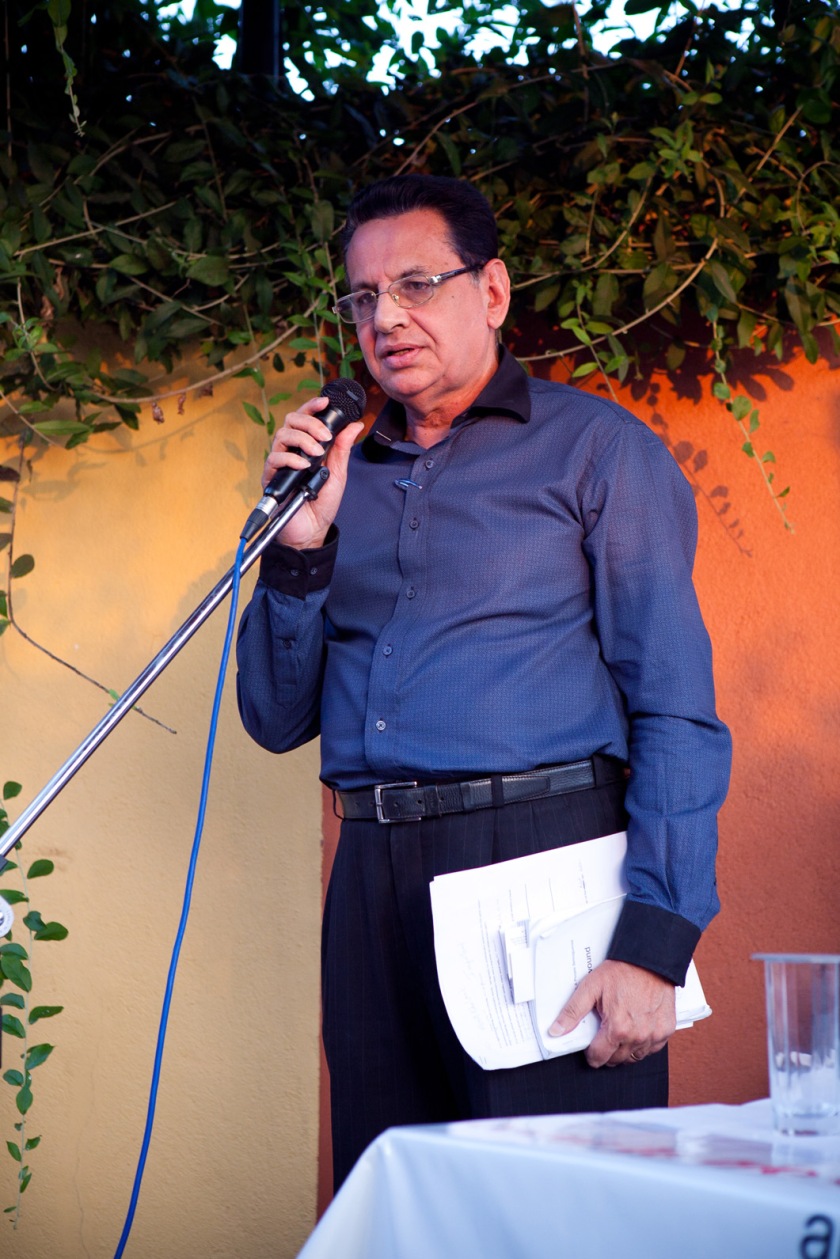 Dr, Francisco Colaco for the launch of Goa Rewound book launch at Goa Chitra.jpg